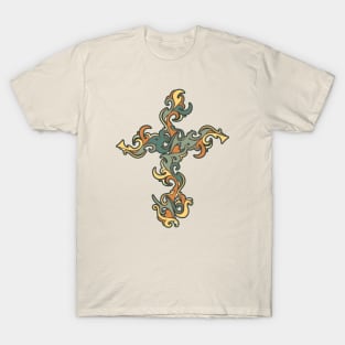 Js Earls TATTOO CROSS design T-Shirt